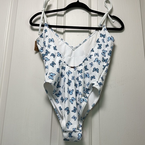 NWT PINK by Victoria Secret Butterfly Swimsuit Sz Small - Picture 4 of 10